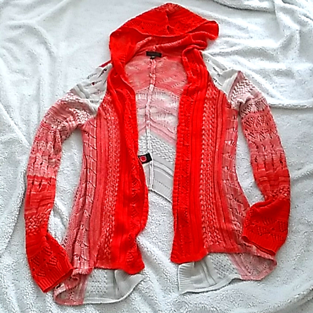 I.D.O. La Vie single button open boho cardigan